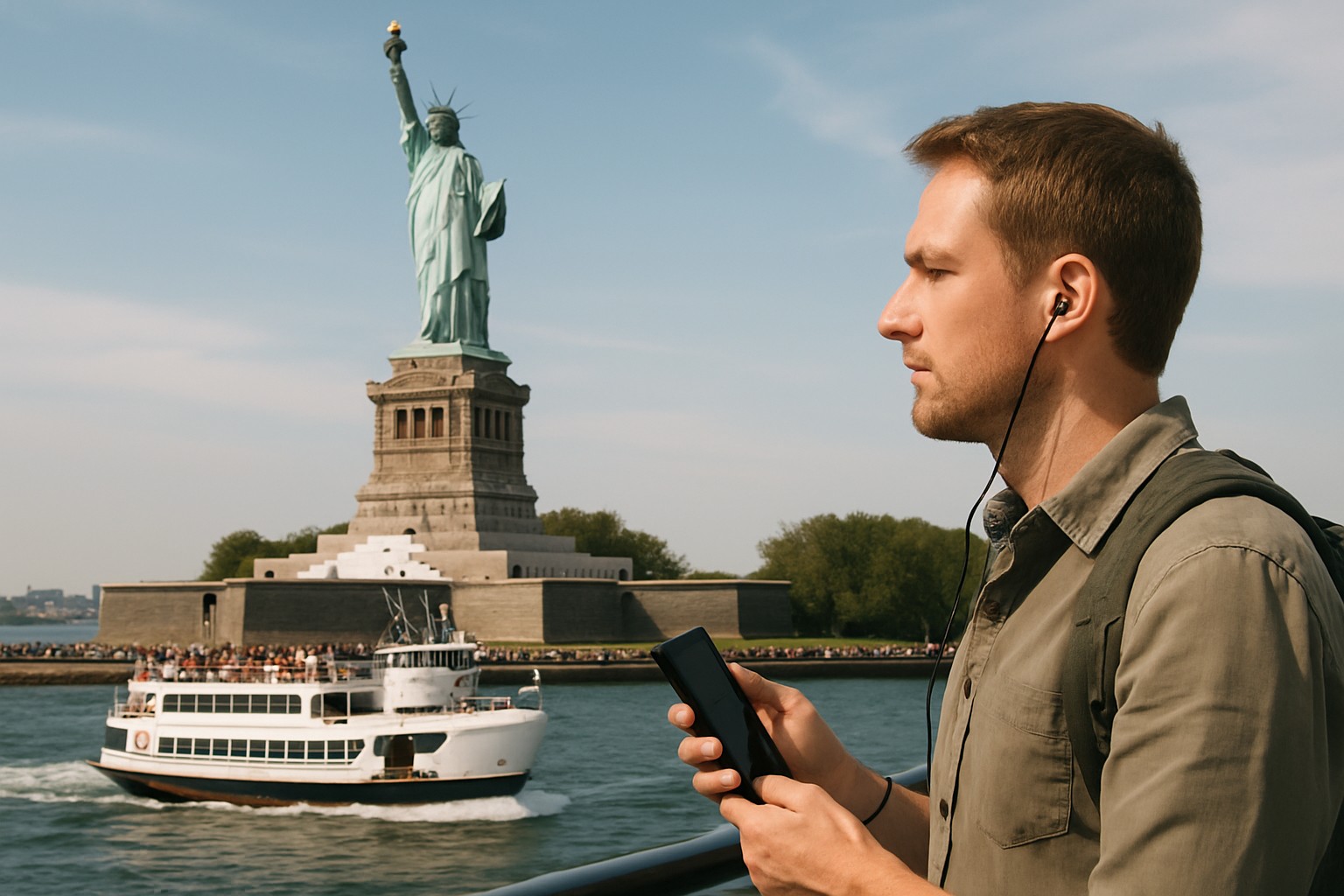Statue of Liberty and Ellis Island Ferry Audio Tour