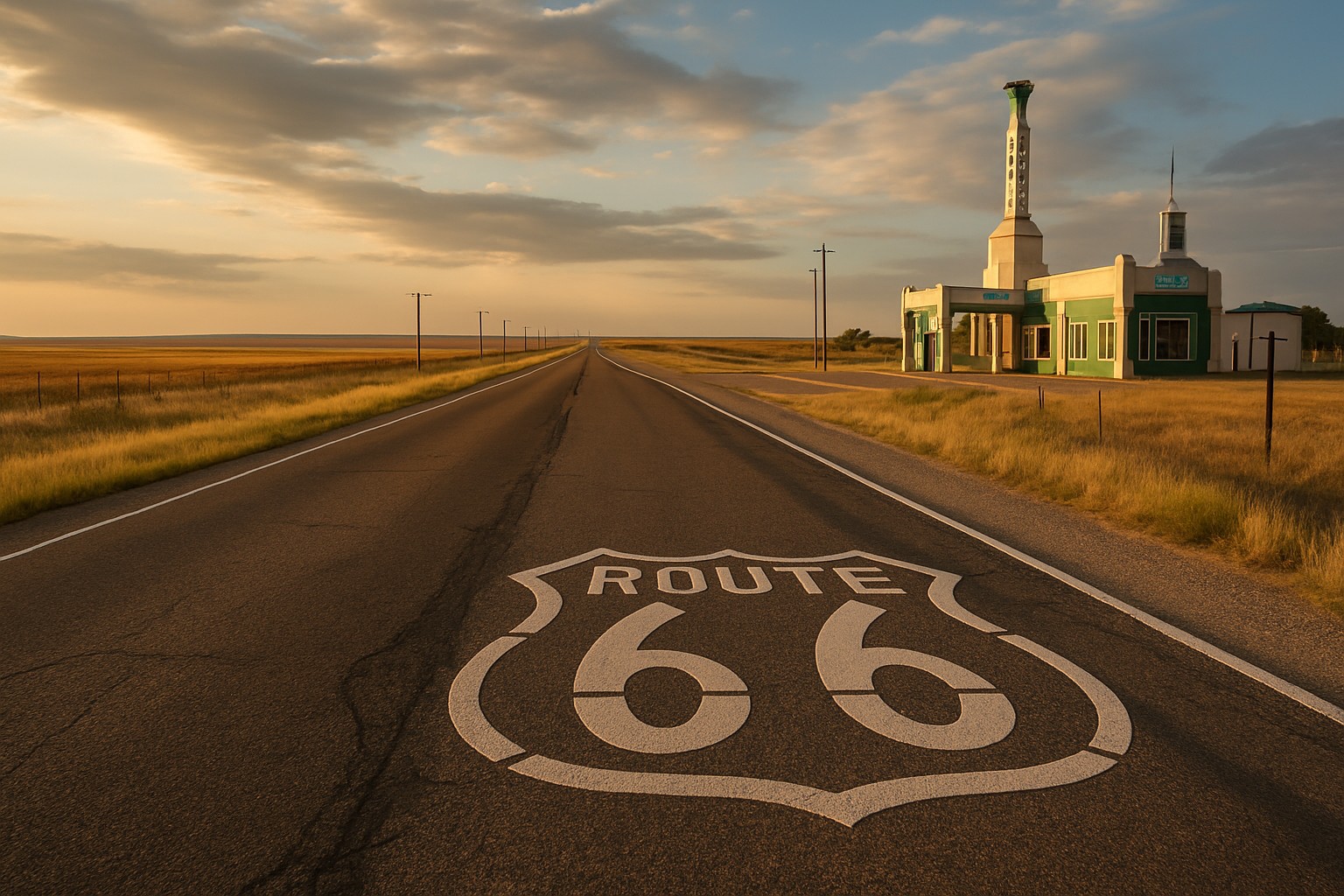 Glenrio to Shamrock, Texas