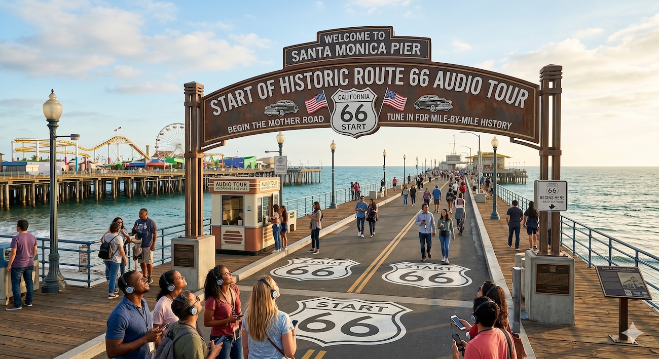 Route 66 Santa Monica to Chicago